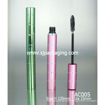 luxury the polishing aluminium mascara container